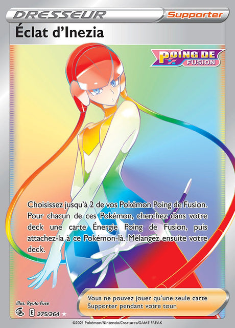 Éclat d'Inezia - EB08 275/264 - Poing de Fusion SWSH08 - Cartes Pokémon