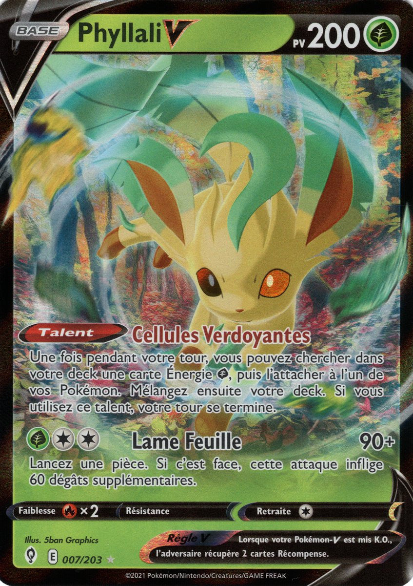 Phyllali V - EB07 007/203 - Évolution Céleste SWSH07 - Cartes Pokémon