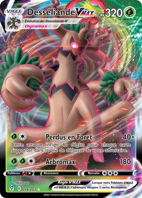 Désseliande VMAX - EB07 014/203 - Évolution Céleste SWSH07 - Cartes Pokémon