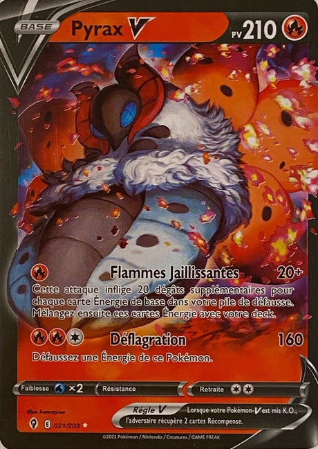 Pyrax V - EB07 021/203 - Évolution Céleste SWSH07 - Cartes Pokémon