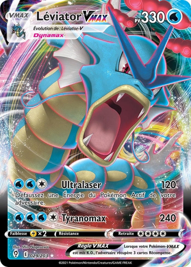 Léviator VMAX - EB07 029/203 - Évolution Céleste SWSH07 - Cartes Pokémon