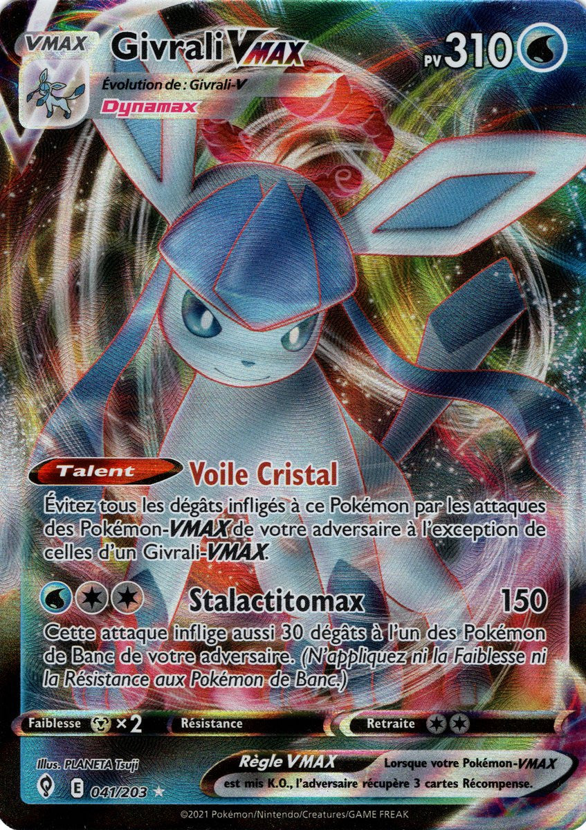 Givrali VMAX - EB07 041/203 - Évolution Céleste SWSH07 - Cartes Pokémon