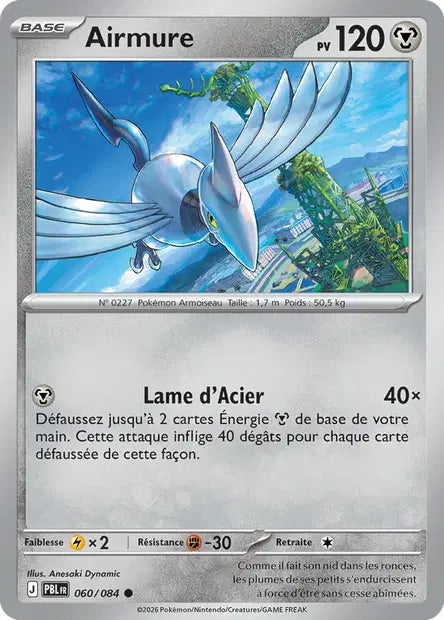 Pokémon - ME05 Nuit Noire - Airmure (PBL 060/084) - DracauGames