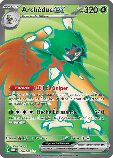Archéduc ex (POR 100/088) - ME03 Équilibre Parfait - Carte Pokémon