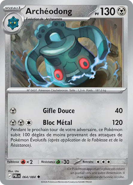 Pokémon - ME05 Nuit Noire - Archéodong (PBL 064/084)