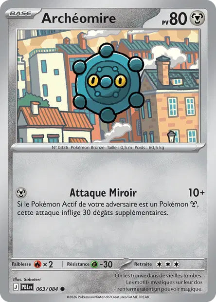 Pokémon - ME05 Nuit Noire - Archéomire (PBL 063/084)