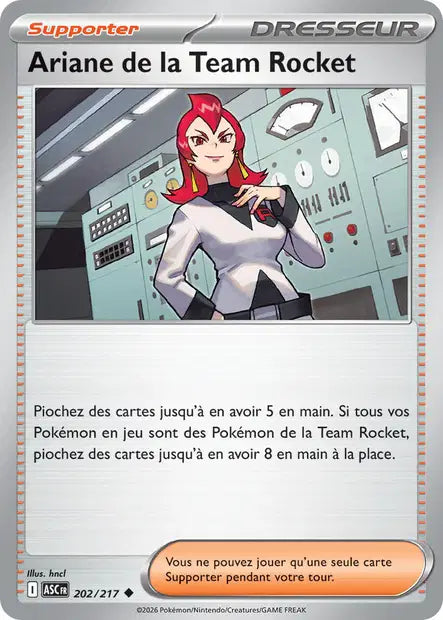 Ariane de la Team Rocket (ASC 202/217) - ME02.5 Héros Transcendants - Carte Pokémon