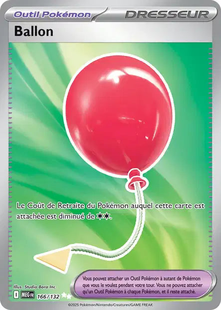 Ballon (MEG 166/132) - Méga-Évolutions - Carte Pokémon ME01