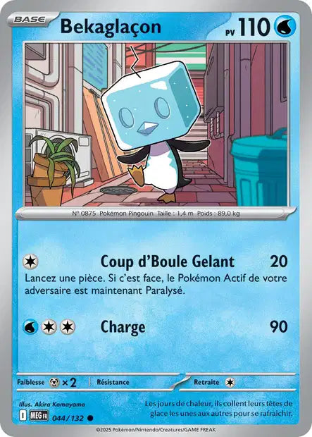 Bekaglaçon (MEG 044/132) - Méga-Évolutions - Carte Pokémon ME01