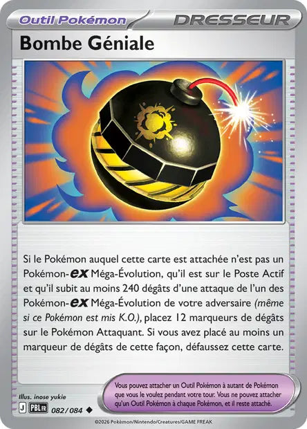 Pokémon - ME05 Nuit Noire - Bombe Géniale (PBL 082/084)