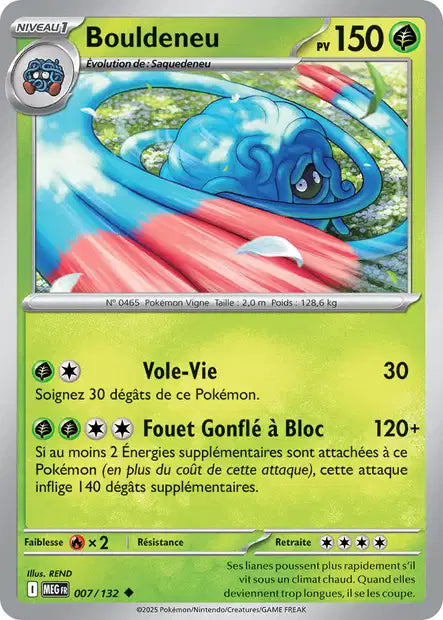 Bouldeneu (MEG 007/132) - Méga-Évolutions - Carte Pokémon ME01