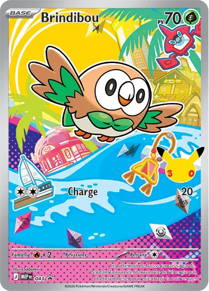 Brindibou (MEP 043) - Promo Méga-Évolution - Carte Pokémon