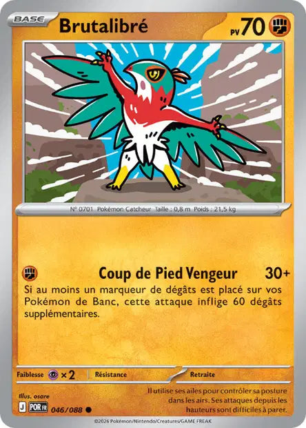 Brutalibré (POR 046/088) - ME03 Équilibre Parfait - Carte Pokémon