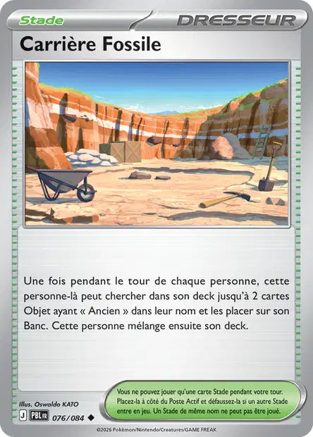 Pokémon - ME05 Nuit Noire - Carrière Fossile (PBL 076/084)