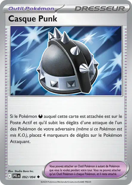 Casque Punk (PFL 092/094) - ME02 Flammes Fantasmagoriques - Carte Pokémon