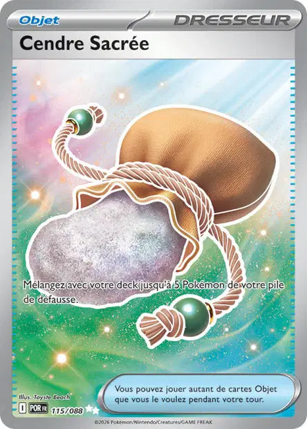 Cendre Sacrée (POR 115/088) - ME03 Équilibre Parfait - Carte Pokémon