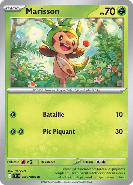 Marisson (CRI 005/086) - ME04 Chaos Ascendant - Carte Pokémon - DracauGames