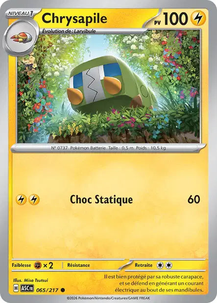 Chrysapile (ASC 065/217) - ME02.5 Héros Transcendants - Carte Pokémon - DracauGames