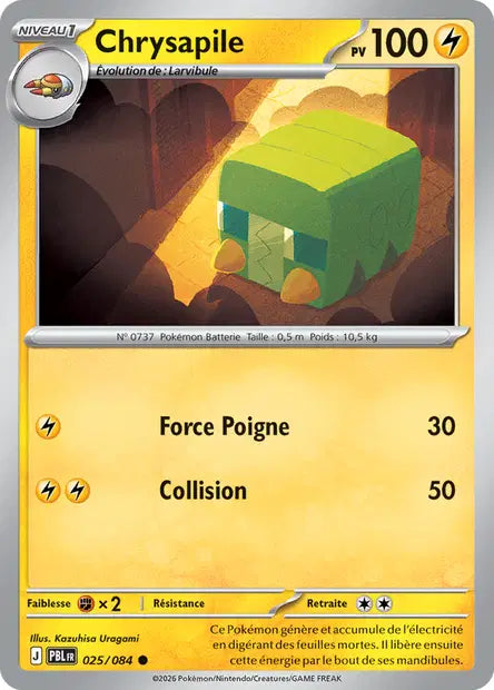 Pokémon - ME05 Nuit Noire - Chrysapile (PBL 025/084) - DracauGames