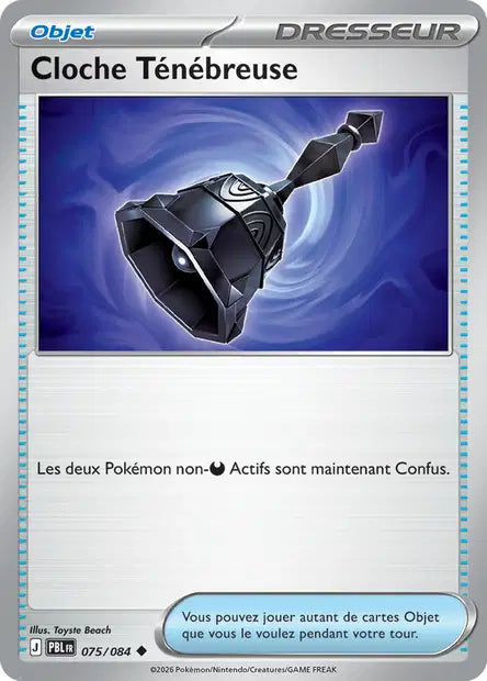 Pokémon - ME05 Nuit Noire - Cloche Ténébreuse (PBL 075/084)