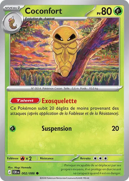Coconfort (CRI 002/086) - ME04 Chaos Ascendant - Carte Pokémon - DracauGames