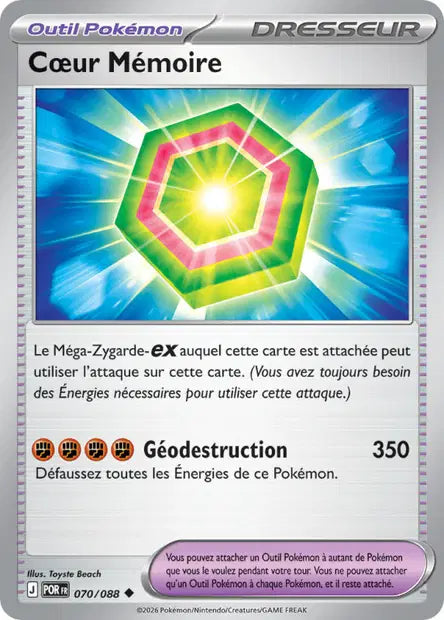 Cœur Mémoire (POR 070/088) - ME03 Équilibre Parfait - Carte Pokémon