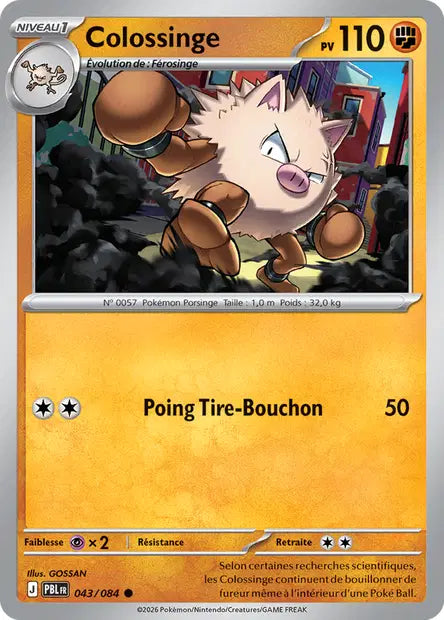 Pokémon - ME05 Nuit Noire - Colossinge (PBL 043/084)