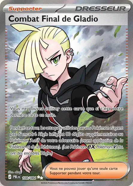 Pokémon - ME05 Nuit Noire - Combat Final de Gladio (PBL 108/084)