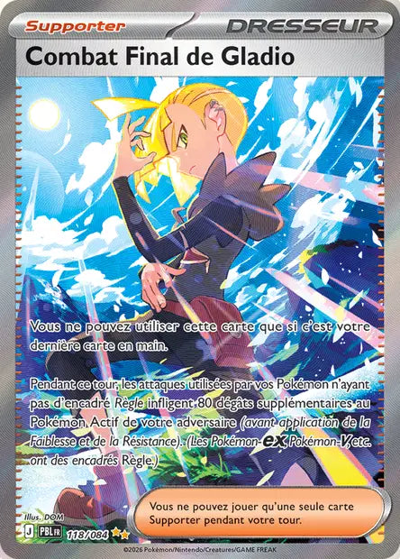 Pokémon - ME05 Nuit Noire - Combat Final de Gladio (PBL 118/084)