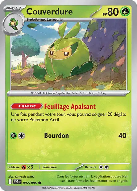 Couverdure (WHT 002/086) - Flamme Blanche - Carte Pokémon EV10.5