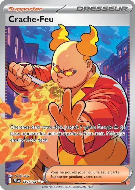 Crache-Feu (PFL 119/094) - ME02 Flammes Fantasmagoriques - Carte Pokémon