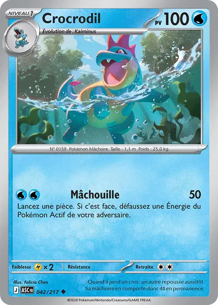 Crocrodil (ASC 042/217) - ME02.5 Héros Transcendants - Carte Pokémon