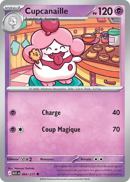 Cupcanaille (ASC 094/217) - ME02.5 Héros Transcendants - Carte Pokémon