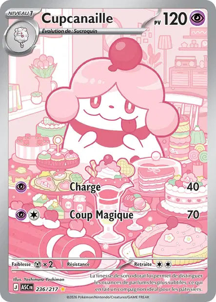 Cupcanaille (ASC 236/217) - ME02.5 Héros Transcendants - Carte Pokémon