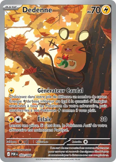 Dedenne (POR 093/088) - ME03 Équilibre Parfait - Carte Pokémon