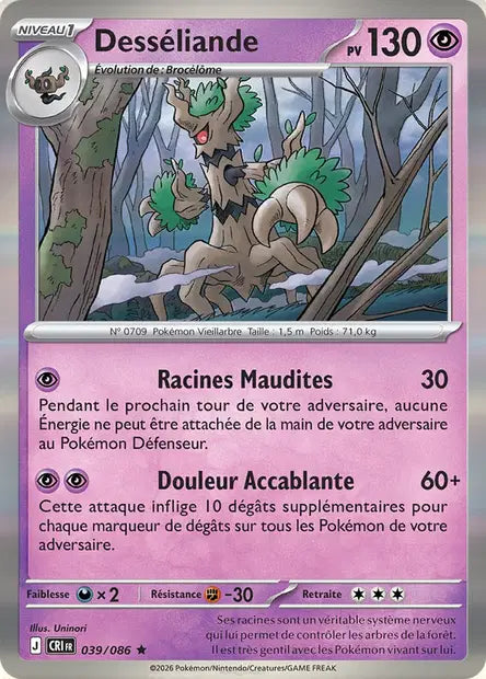 Desséliande (CRI 039/086) - ME04 Chaos Ascendant - Carte Pokémon - DracauGames