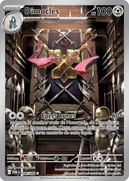 Dimoclès (POR 098/088) - ME03 Équilibre Parfait - Carte Pokémon