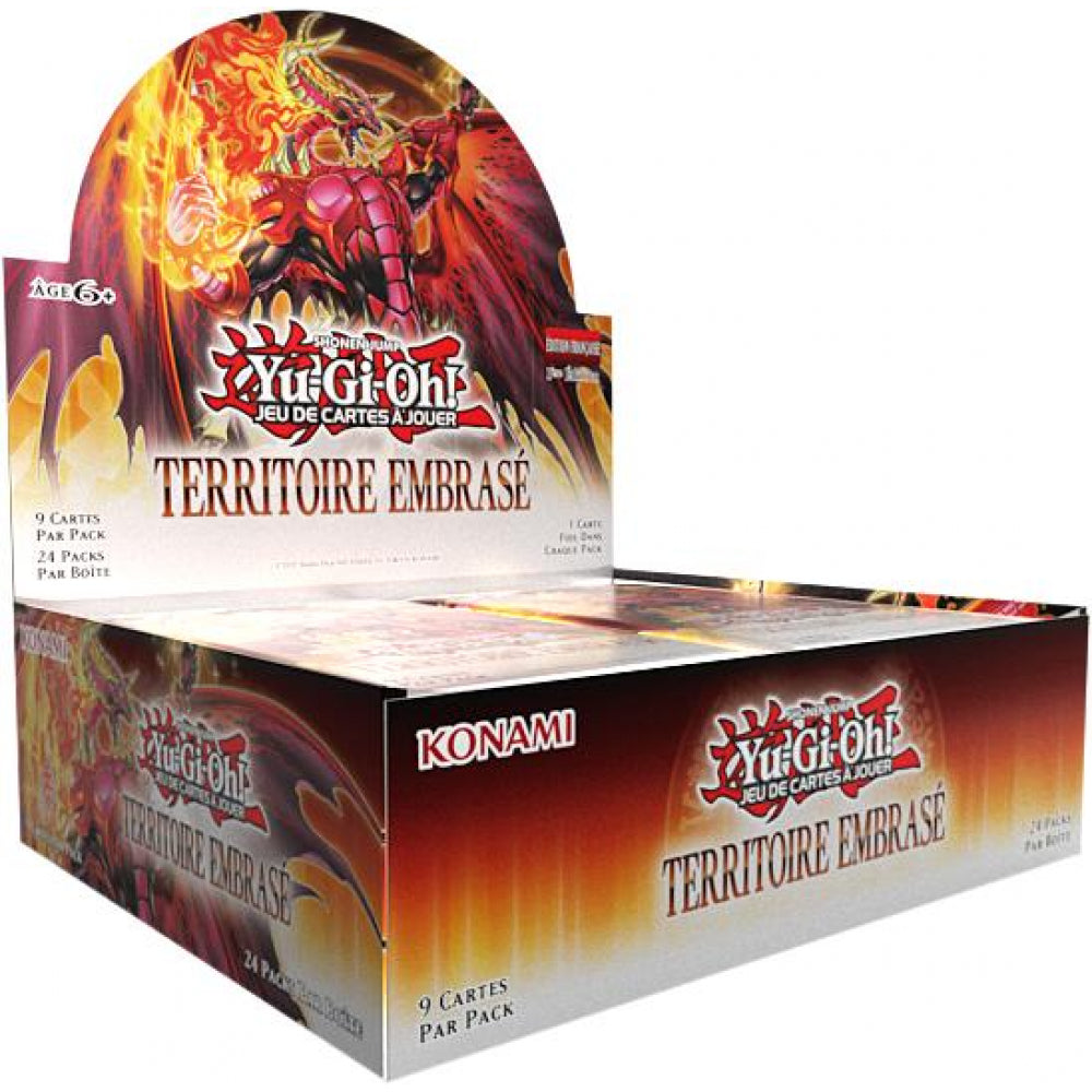 Yu-Gi-Oh! Display de 24 boosters : Territoire Embrasé - DracauGames