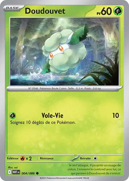 Doudouvet (WHT 004/086) - Flamme Blanche - Carte Pokémon EV10.5