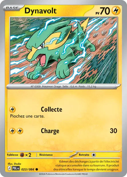 Pokémon - ME05 Nuit Noire - Dynavolt (PBL 023/084) - DracauGames