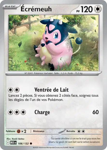 Écrémeuh (MEG 106/132) - Méga-Évolutions - Carte Pokémon ME01