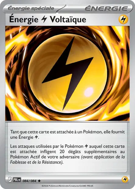 Pokémon - ME05 Nuit Noire - Énergie Électrique Voltaïque (PBL 084/084)