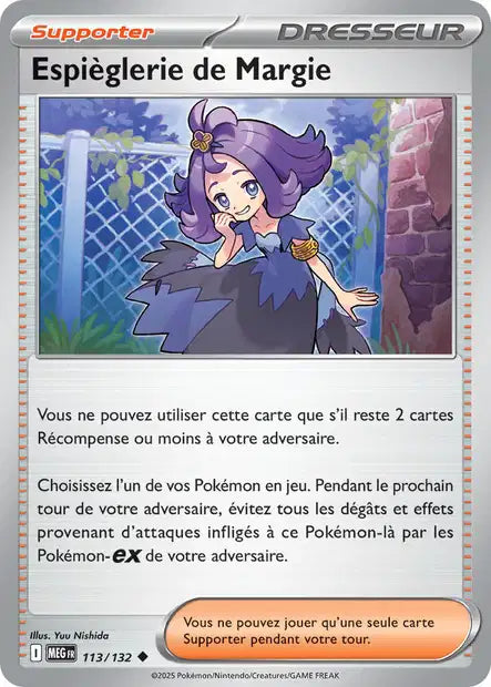 Espièglerie de Margie (MEG 113/132) - Méga-Évolutions - Carte Pokémon ME01