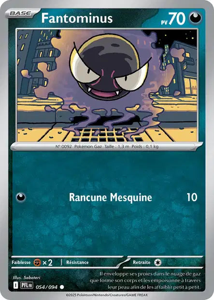 Fantominus (PFL 054/094) - ME02 Flammes Fantasmagoriques - Carte Pokémon