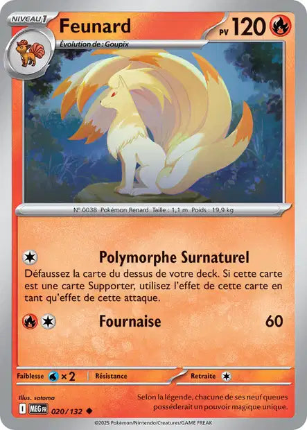 Feunard (MEG 020/132) - Méga-Évolutions - Carte Pokémon ME01