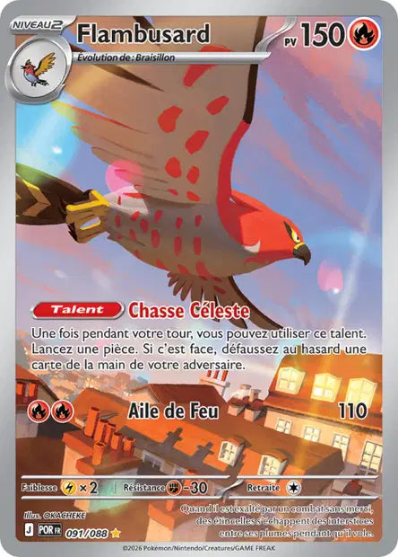 Flambusard (POR 091/088) - ME03 Équilibre Parfait - Carte Pokémon
