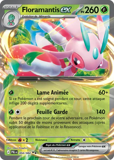 Pokémon - ME05 Nuit Noire - Floramantis ex (PBL 004/084)