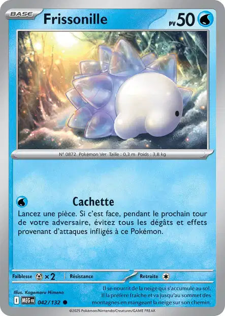 Frissonille (MEG 042/132) - Méga-Évolutions - Carte Pokémon ME01
