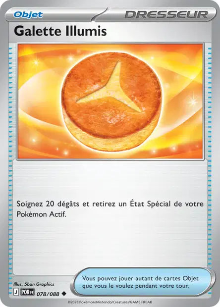 Galette Illumis (POR 078/088) - ME03 Équilibre Parfait - Carte Pokémon