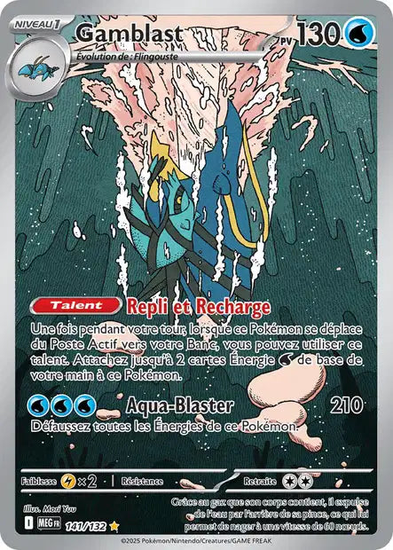 Gamblast (MEG 141/132) - Méga-Évolutions - Carte Pokémon ME01